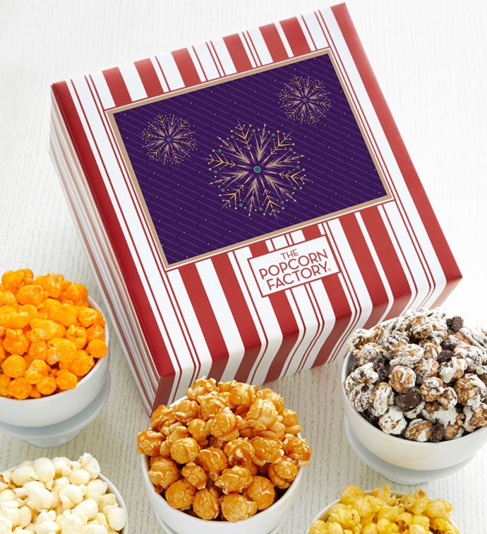 Packed With Pop® Gold Snowflake   Purple