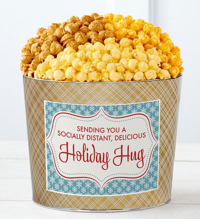 Tins With Pop® Sending You A Socially Distant Delicious Holiday Hug - Snowflakes