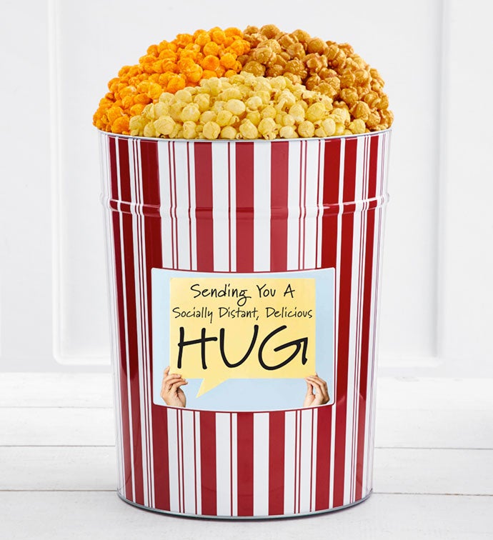 Tins With Pop® 4 Gallon Socially Distant Hug   Sign