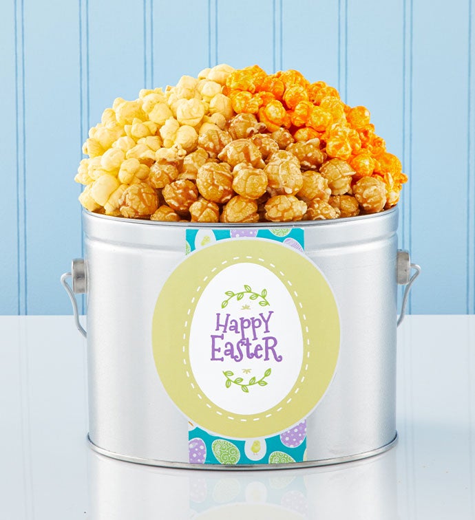 1/2 Gallon Happy Easter Gift Pail  3 Flavors: Butter, Cheese, Caramel