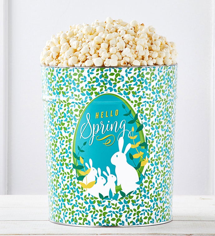 3 1/2 Gallon Easter Elegance Pick a Flavor Popcorn Tins