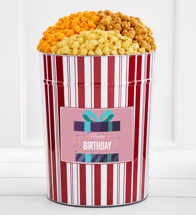 Tins With Pop® 4 Gallon Happy Birthday Gift