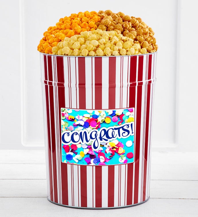 Tins With Pop® 4 Gallon Congratulations Confetti