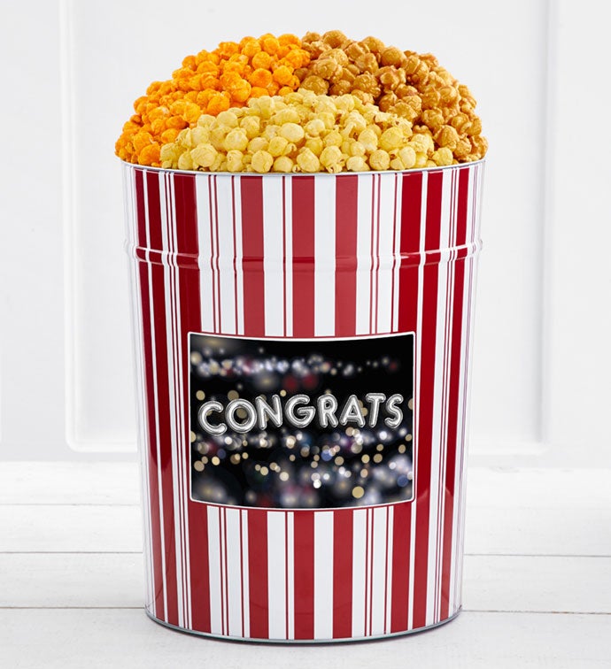Tins With Pop® 4 Gallon Congratulations Balloons