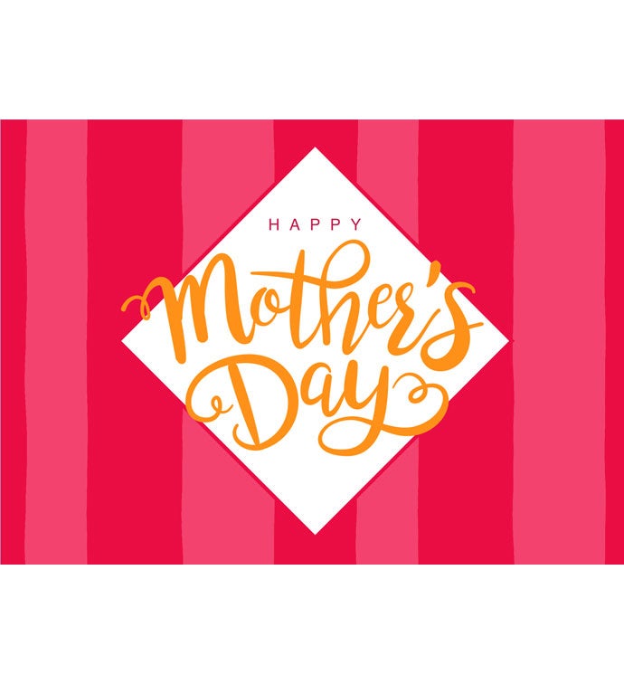 Tins With Pop® 4 Gallon Happy Mother's Day Stripe