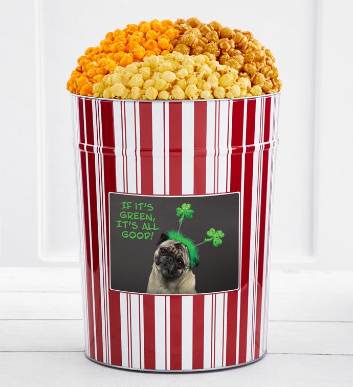 Tins With Pop® 4 Gallon If It's Green, It's All Good Pug