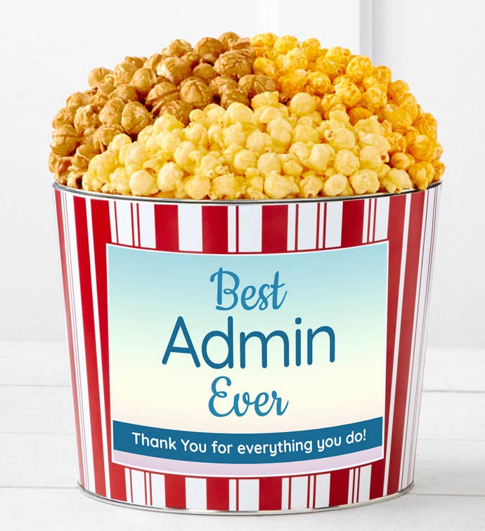 . Gallon Retro Popcorn Tin Flavor