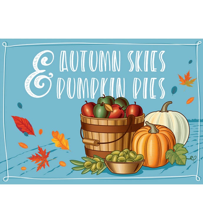 Cards With Pop® Autumn Skies And Pumpkin Pies