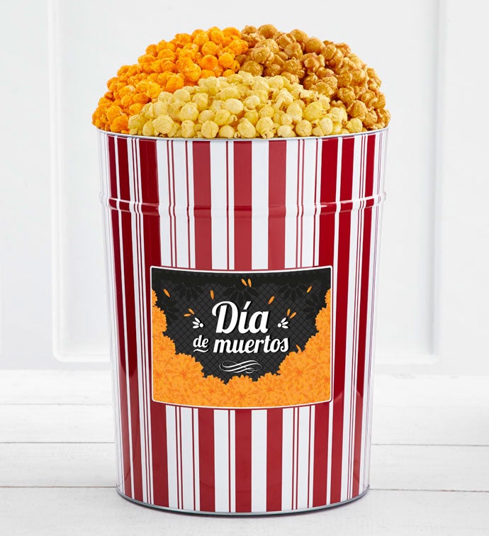Tins With Pop® 4 Gallon Dia De Los Muertos Marigold