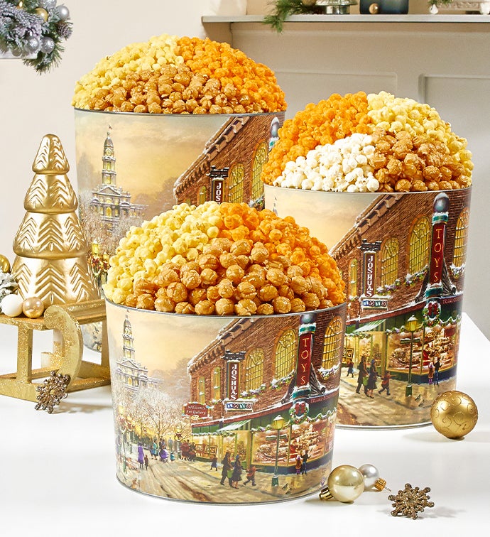 Thomas Kinkade A Christmas Wish Popcorn Tins