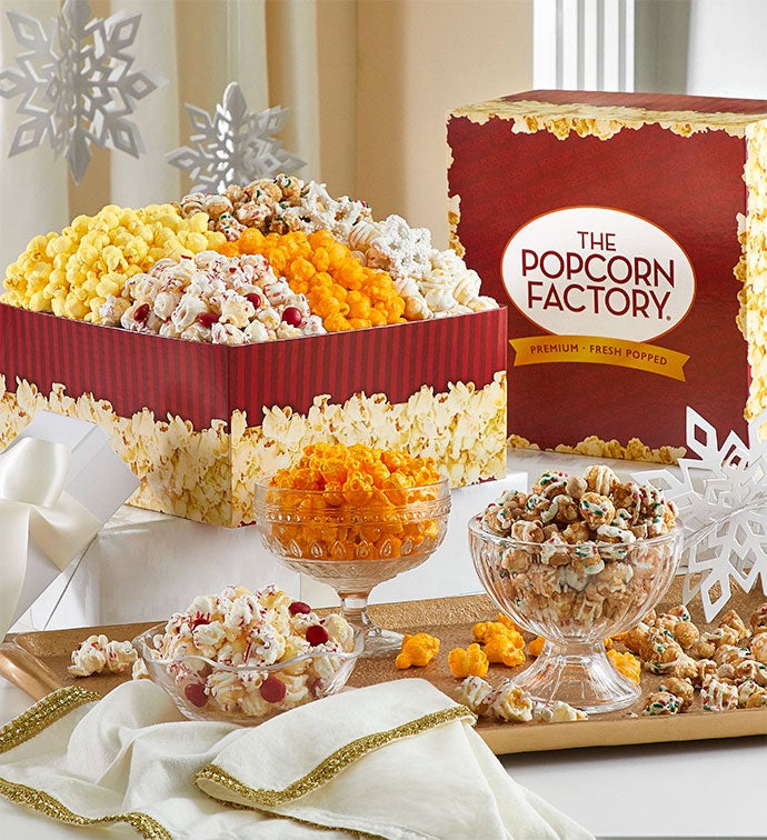 Holiday Flavors Popcorn Gift Box