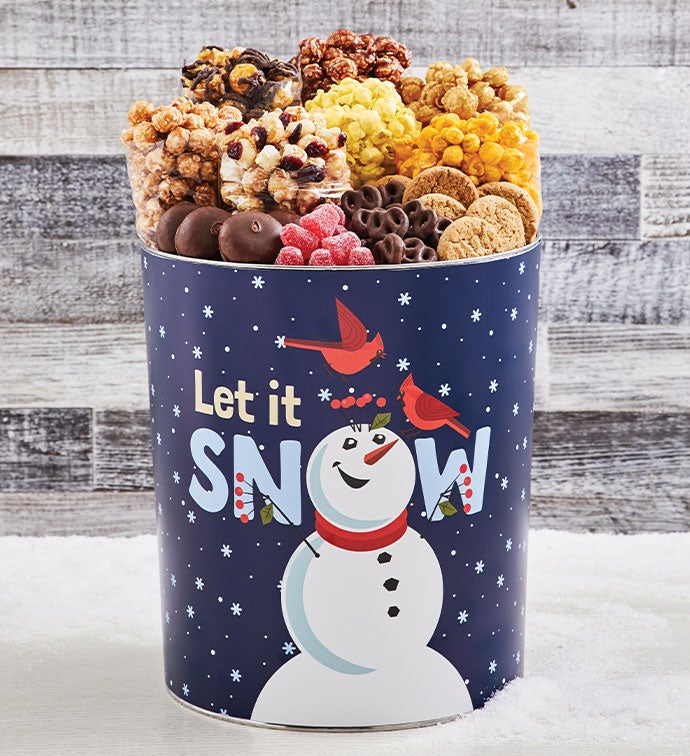 Snow Much Fun 3 1/2 Gallon Premium Gift Tin