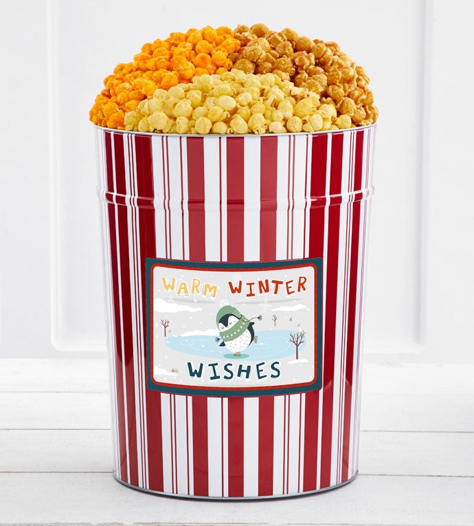 Tins With Pop® 4 Gallon Warm Winter Wishes