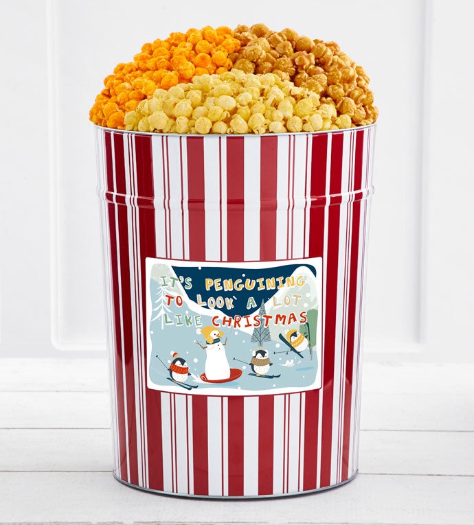 Tins With Pop® 4 Gallon Looks A Lot Like Christmas Penguins