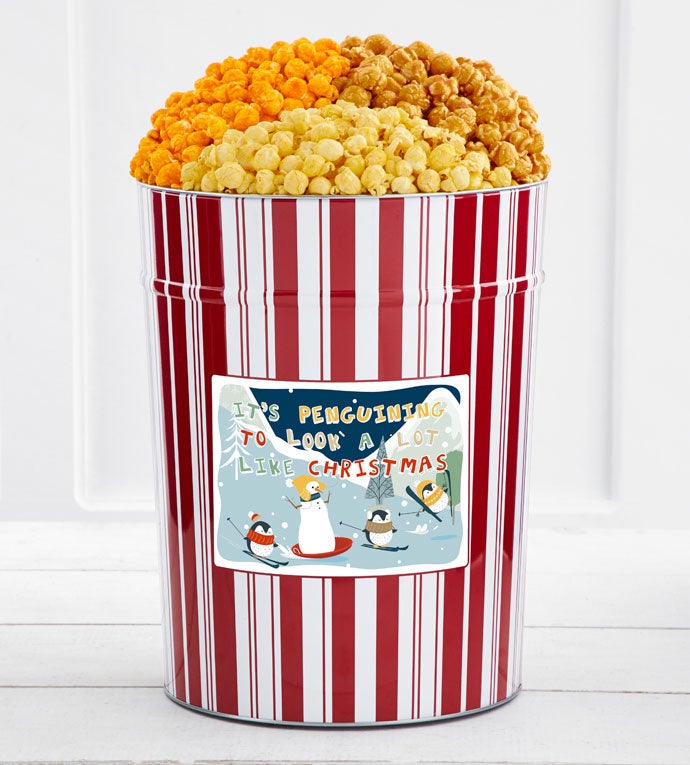 Tins With Pop® 4 Gallon Looks A Lot Like Christmas Penguins