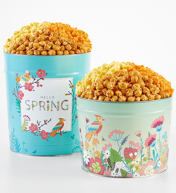 Botanical 3 1/2 Gallon 3 Flavor Popcorn Tin