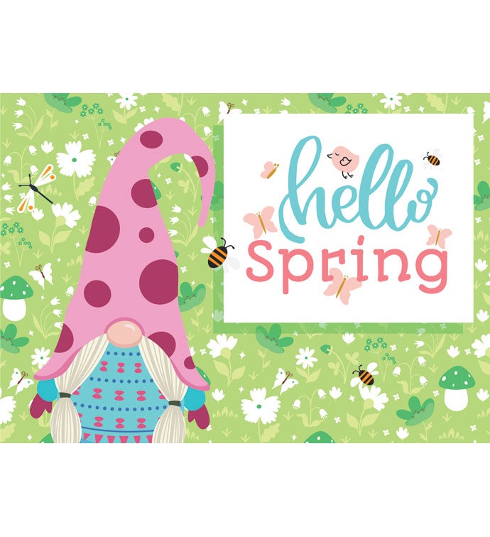 Tins With Pop® 4 Gallon Hello Spring Gnome