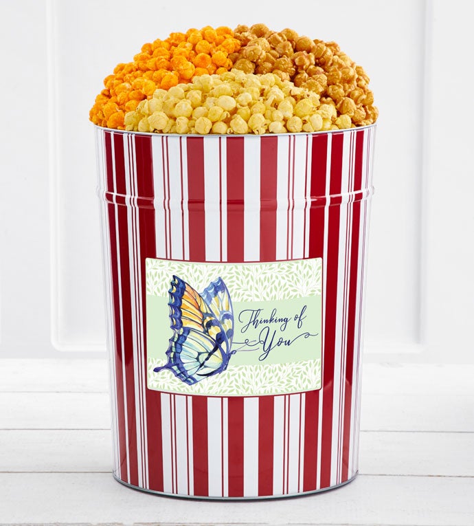 Tins With Pop® 4 Gallon Thinking of You Butterfly