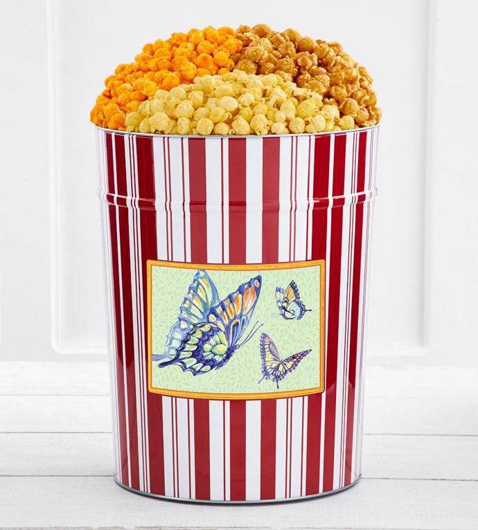 Tins With Pop® 4 Gallon Fluttering Butterflies