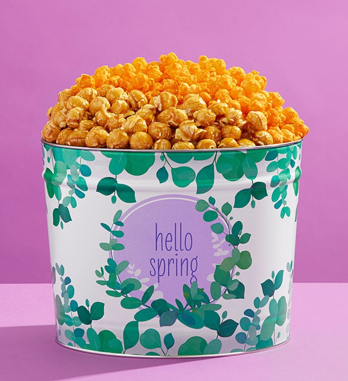 Succulent Garden 2 Gallon Pick a Filling Popcorn Tin