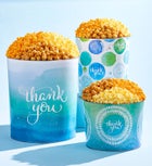 With Many Thanks 6 1/2 Gallon 3 Flavor Popcorn Tin