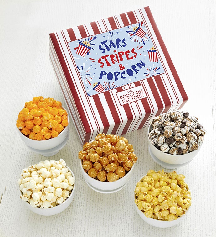 Packed With Pop® Stars Stripes & Popcorn