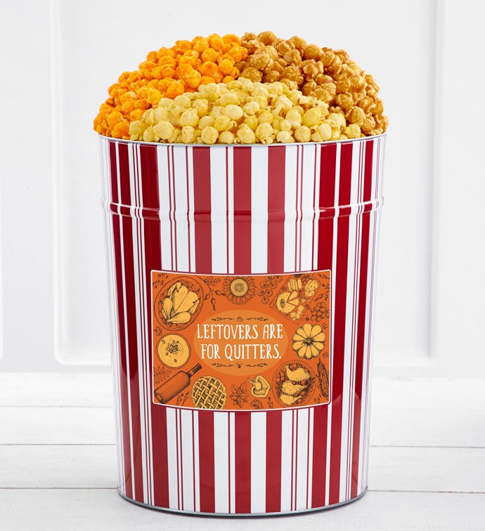 Tins With Pop® 4 Gallon Leftovers are for Quitters