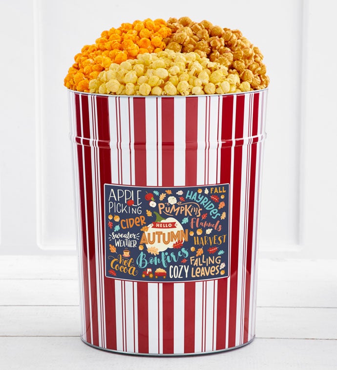 Tins With Pop® 4 Gallon Hello Autumn Pumpkins