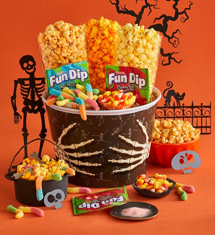 Haunted Hallow Movie Night Gift Bucket