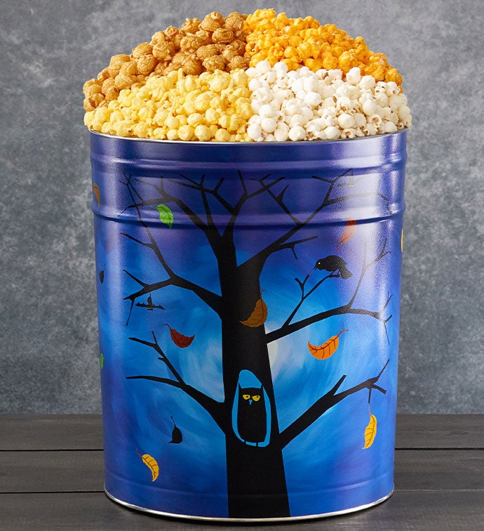 Night Owl 6 1/2 Gallon 4 Flavor Popcorn Tin