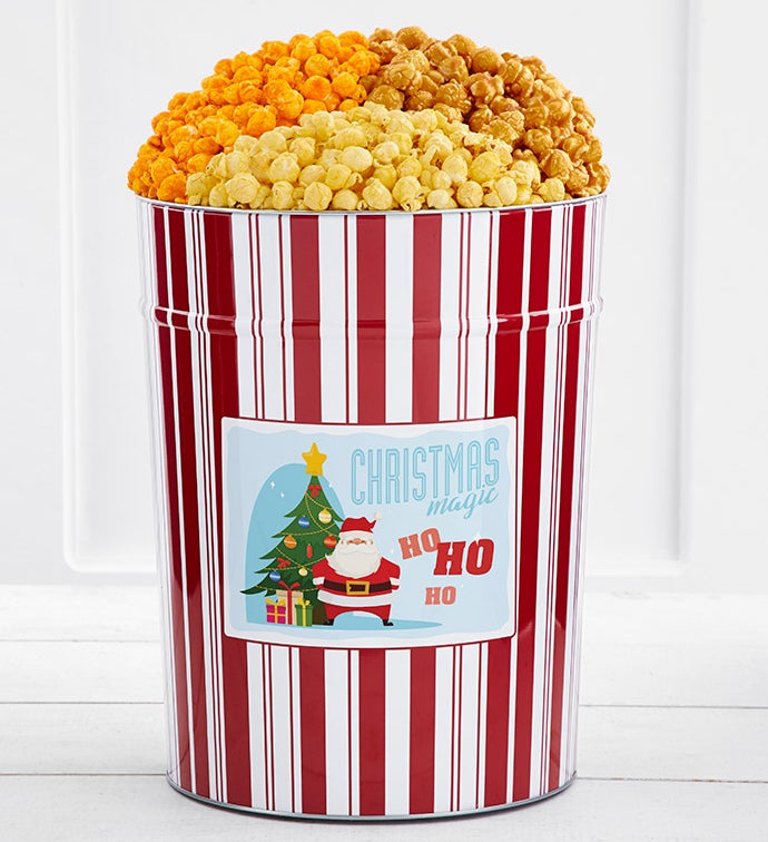 Tins With Pop® 4 Gallon Christmas Magic HO HO HO