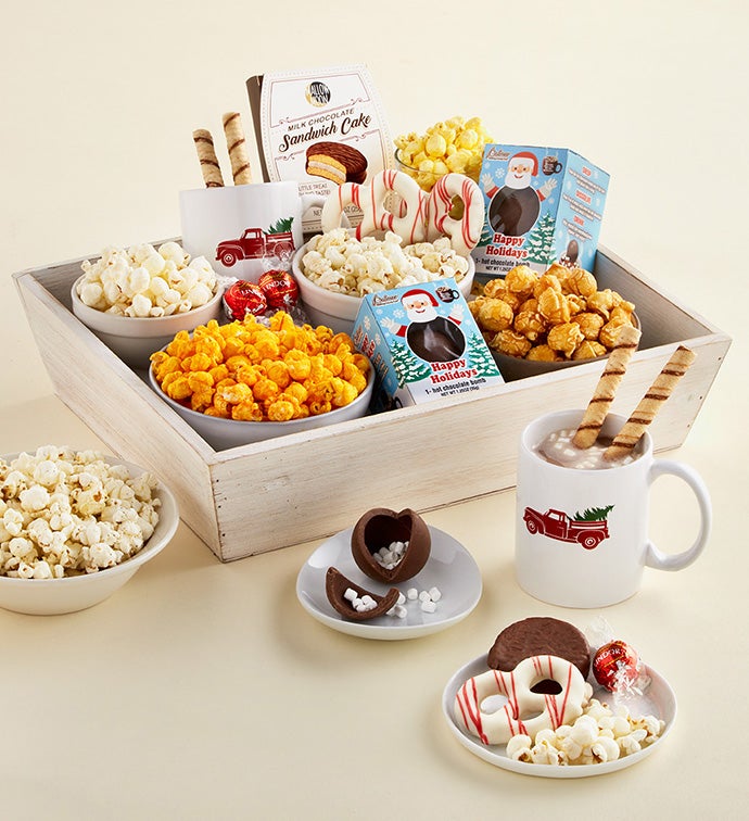 Holiday Spirit Serving Tray & Two Mug Gift Set