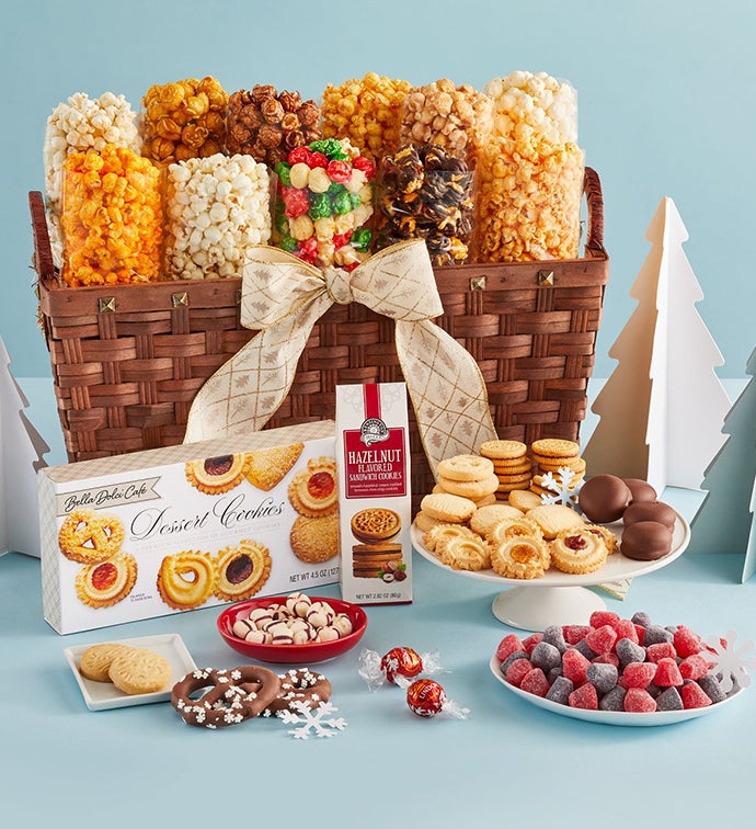 Snowy Merriment Gift Basket