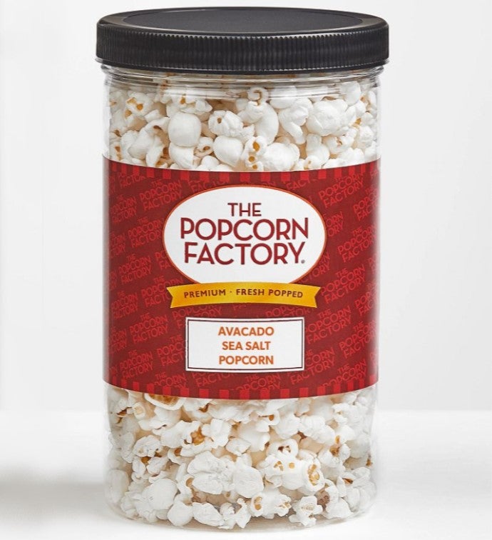 Avocado Sea Salt Popcorn Canister