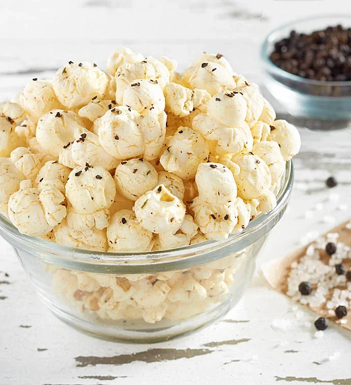 Cracked Black Pepper And Sea Salt Popcorn Canister