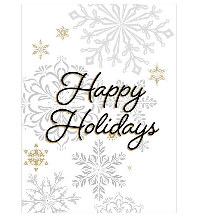 Happy Holidays Sparkles Greeting Card