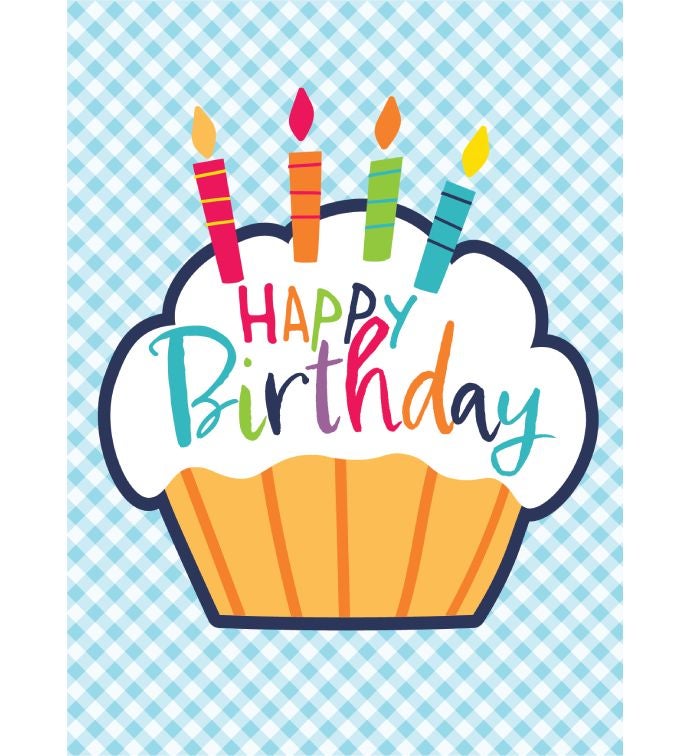 Happy Birthday Cupcake Greeting Card