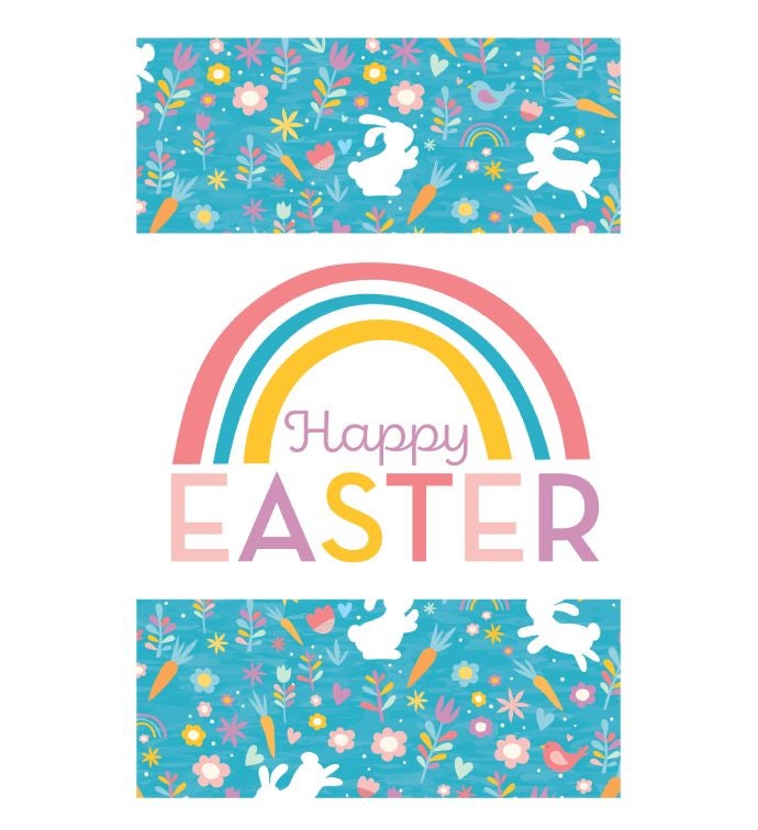 Happy Easter Rainbow Greeting Card