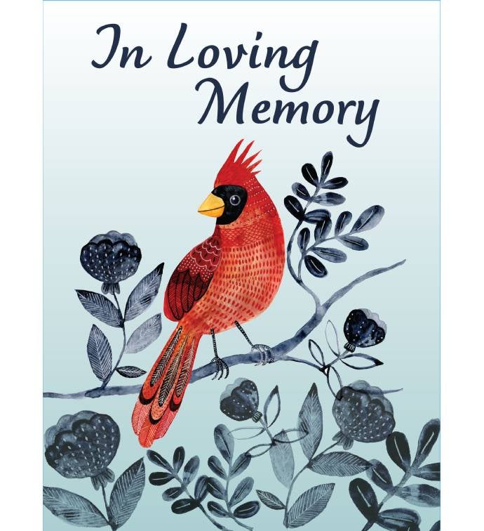 In Loving Memory Sympathy Greeting Card