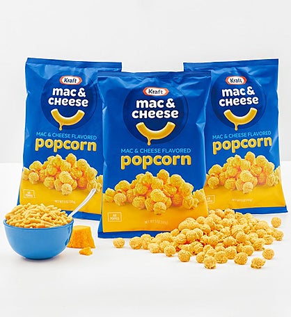 3 Count Kraft Mac &amp; Cheese Popcorn Bags