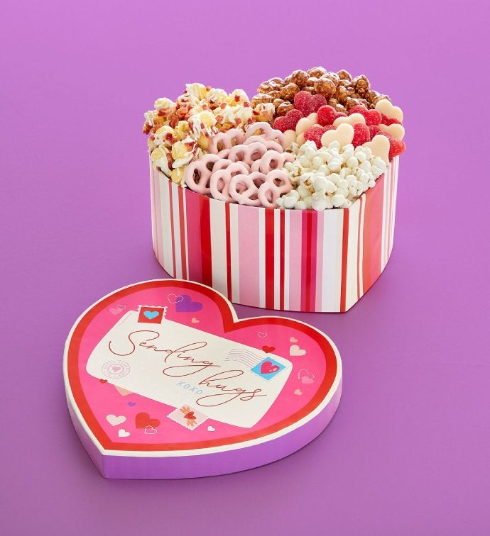 Sending Hugs Heart Gift Box