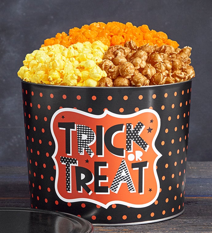 Trick Or Treat Popcorn Tins