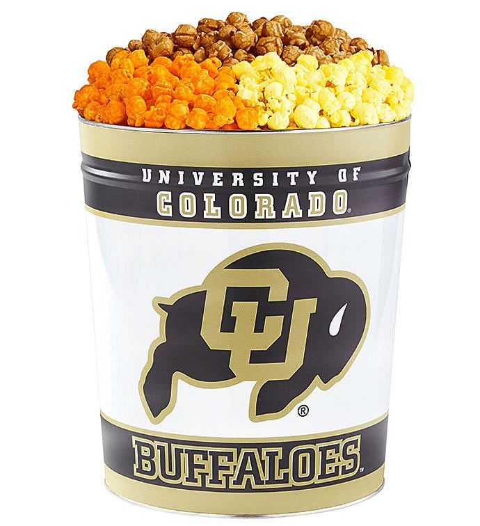 3 Gallon University of Colorado 3 Flavor Popcorn Tins