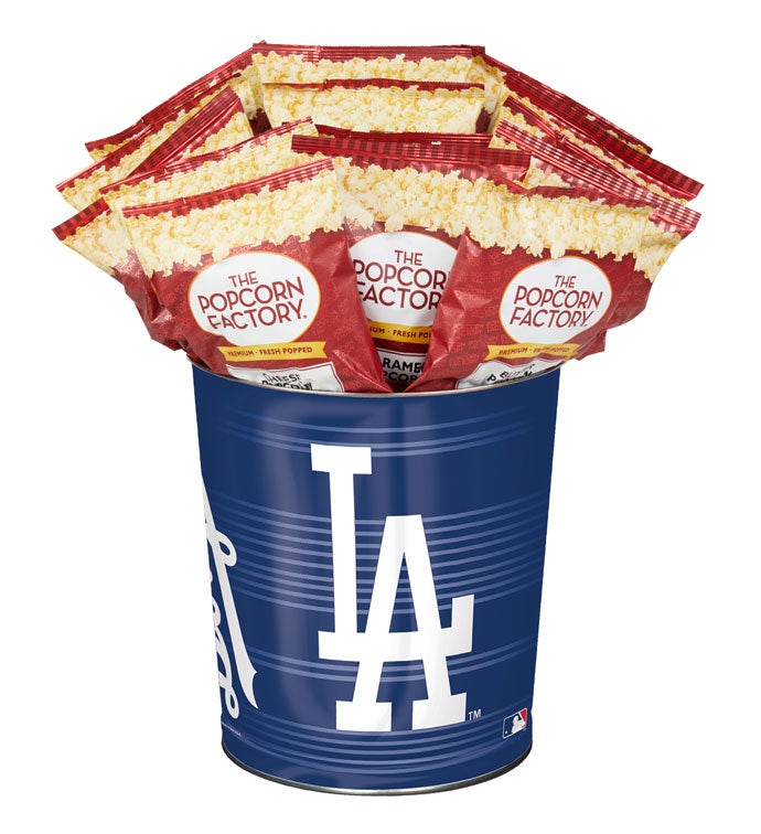 Los Angeles Dodgers 3-Flavor Popcorn Tins