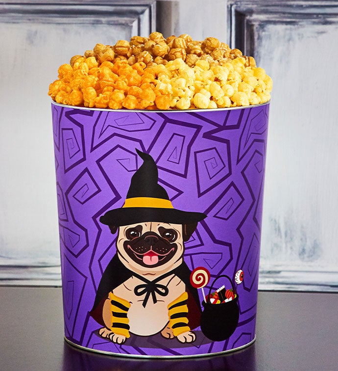 Halloween Howlers 3 1/2 Gallon Popcorn Tins