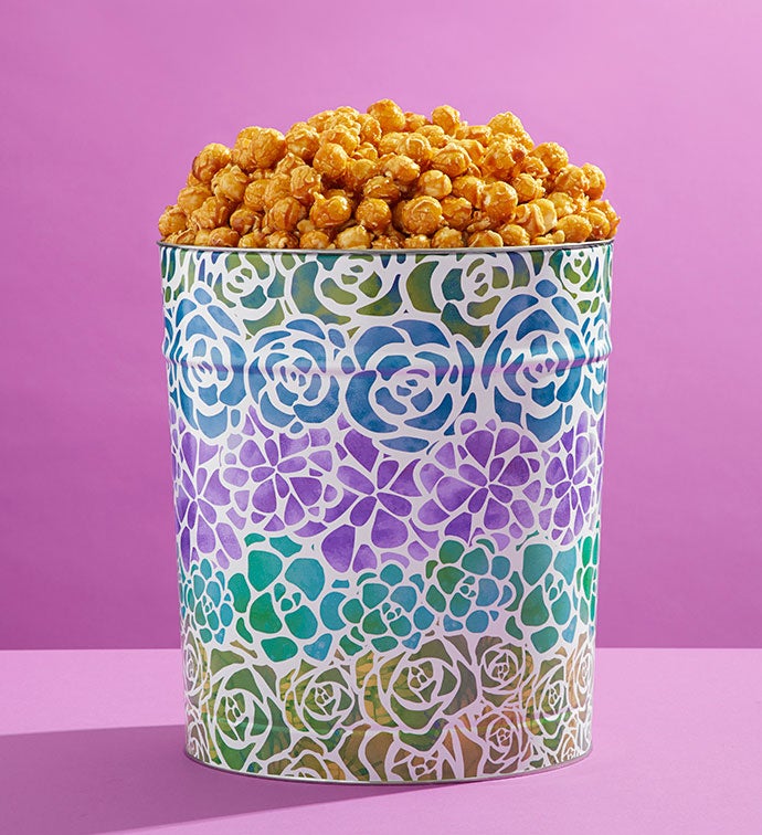 3 1/2 Gallon Popcorn Tin Double Butter & Caramel