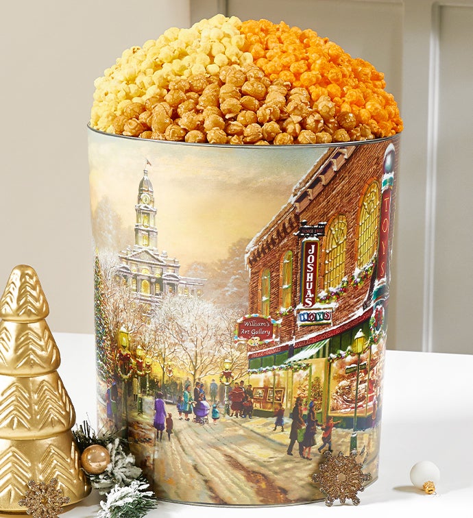 Thomas Kinkade A Christmas Wish Popcorn Tins