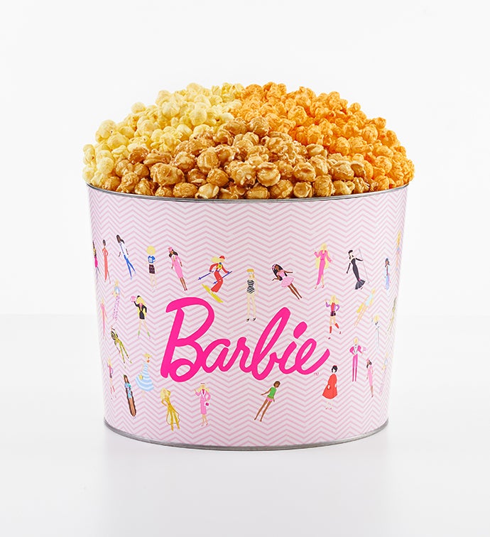 Barbie™ 2 Gallon 3 Flavor Popcorn Tin