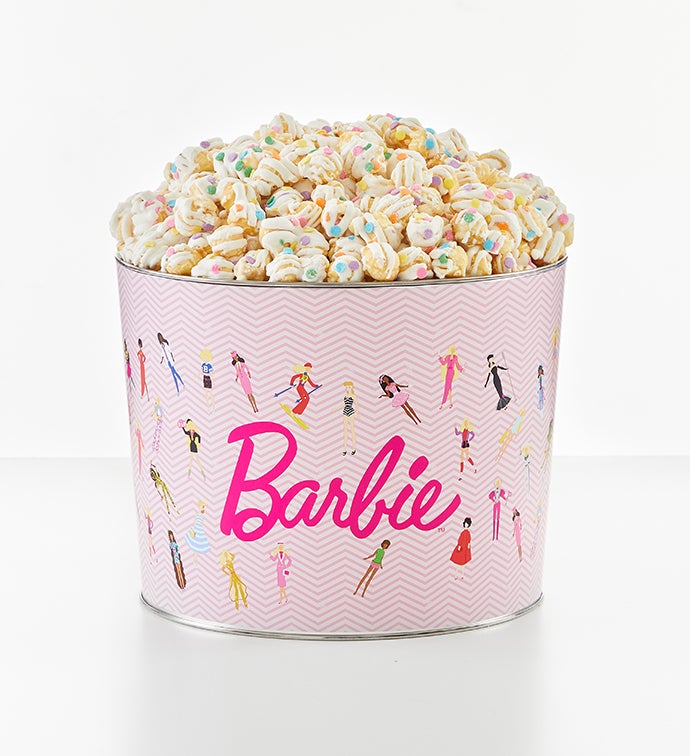 Barbie™ 2 Gallon Celebration Cornfetti™ Popcorn Tin