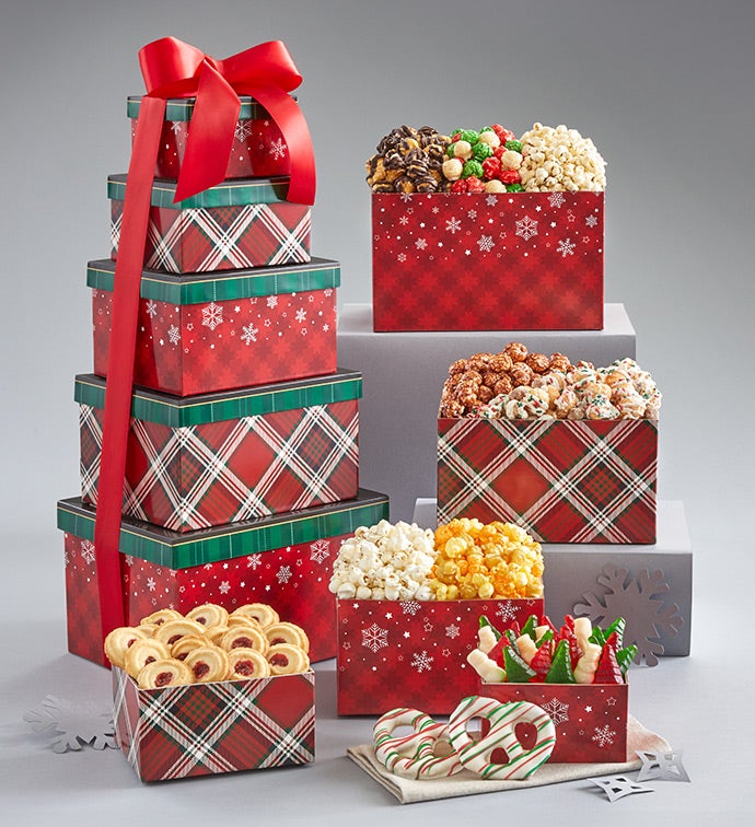 Merry Christmas 5 Box Gift Tower